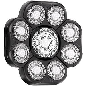 Universal Replacement Heads for Blade,Replacement Blades Compatible with Most Major Head Shaver Brands, Easy-to-Install Electric Razor Shaver Heads for Bald Men. (9 Black)