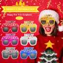 Shappy 6 Pcs 2026 Happy New Year Eyeglasses, Happy New Year Party Favors Sunglasses, Eve Glasses for Women and Men