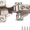 DecoBasics 5/8" Overlay Full Overlay Soft Close Cabinet Hinges for Kitchen Cabinets (60 PCS)- 105 Face Frame Concealed Cabinet Door Hinge -3 Way Adjustability Matching Screw & Easy Installation