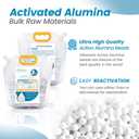 2 LBS Activated Alumina Desiccant, High-Efficiency 3D Printer Desiccant for Filament Drying, Activated Alumina Moisture Absorber for Storage & Dehumidifiers