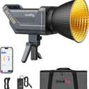SmallRig RC 120B 120W Bi-Color Cob Video Light 52800Lux@1m 2700K-6500K On-Board and SmallGoGo App Control, TLCI 96+ CRI 95+,9 Lighting Effects Support AC Adapter & 14.4V/26V V-Mount Battery