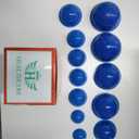 12 Pcs Silicone Massage Cupping Set Vacuum Cupping Acupuncture Cupping Therapy Set Professional Body Massage Cup Set Vacuum Massage Cupping for Pain Relief Muscle Relaxation,Pack of 12