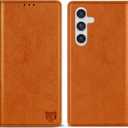 ZZXX for Samsung Galaxy A54 5G Wallet Case with [RFID Blocking] Card Slot Stand Strong Magnetic Leather Flip Fold Protective Phone Case for Samsung Galaxy A54 Phone Case Wallet(Brown-6.5 inch)