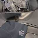 Veken Innovation Award Winner Stainless Steel Cat Water Fountain, 95oz/2.8L Automatic Pet Fountain Dog Water Dispenser with Replacement Filters & Silicone Mat, Gifts for Cats, Dogs (Silver) (95oz (Standard Fill))