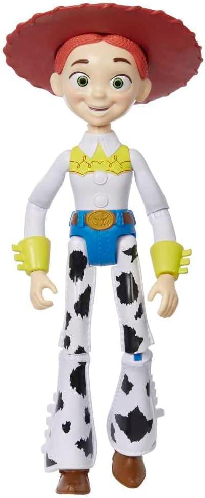 Mattel Disney and Pixar Toy Story Large Action Figure, Posable Jessie Collectible in Signature Cowgirl Look with Removable Hat, 12-inch Scale Mattel Disney and Pixar Toy Story Large Action Figure, Posable Jessie Collectible in Signature Cowgirl Look with Removable Hat, 12-inch Scale