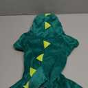 Hotumn Dinosaur Dog Halloween Costume Pet Dino Hoodie for Small Dogs (Small, Green)