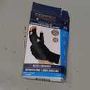 Copper Fit Unisex Hand Relief Compression Gloves (Small-Medium, Black)