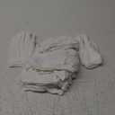 EBOOT 12 Pairs White Cotton Gloves Soft Cloth Dust Gloves for Serving Inspection Costume Work Glove Liners for Serving Costume Coin Jewelry Silver Inspection(Medium)