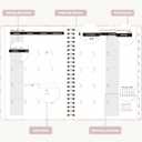 2 x 2026 Planner, Weekly and Monthly Calendar Planning Book, Jan 2026 - Dec 2026, Academic Agenda Book, Desk Accessories for Home, Office and School Supplies - A5 (6.3'' x 8.5'') (Pastel Plaid)