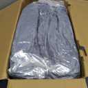 Heated Electric Blanket- Electric Throw Blanket 84"x90" for Bed- Heated Blanket with 5 Heating Levels& 4 Hours Auto Off for Couch Home Office - Soft Faux Fur Heating Blanket for Full Body(Grey)