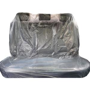 Klmnop 10 Pcs Disposable Car Seat Cover for Back Seat, Plastic Back Seat Cover for Universal Cars, Dustproof Waterproof Car Chair Protector for Auto(Clear)