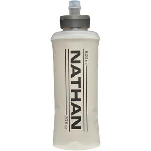 Nathan 20oz Soft Flask w/Bite Top, Running Water Bottle, Collapsible Water Bottle, Travel