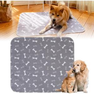 PuppyPad Pee Pads, Reusable Puppy Pads with Pheromones, Durable Leak-Proof & Anti-Slip Pet Training Pads for Dogs Indoor Use (Medium16"  24")