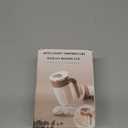 Self Stirring Mug, Stainless Steel Automatic Stirring Coffee Mug with Temperature Display, Rechargeable Travel Coffee Cup with Lid & Handle, for Coffee, Milk, and Other Beverages (13.5 oz)