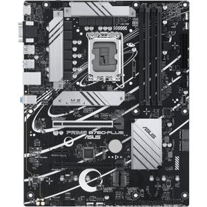ASUS Prime B760-PLUS Intel B760(13th and 12th Gen) LGA1700 ATX Motherboard PCIe 5.0,DDR5,3X PCIe 4.0 M.2 Slots,2.5Gb LAN, DP,HDMI,USB 3.2 Gen 2x2 Type-C,Front USB 3.2 Gen 1 Type-C,Thunderbolt (USB4)
