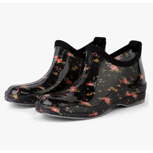 DaeRainy Womens Rain Boots Ankle Waterproof Garden Rainboot