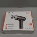 KMM Handheld Car Vacuum Cleaner, 10000PA Vacuum Cleaner & Air Duster, 120W High Power Vacuum Portable Cordless, Hand Held Vacuum Rechargeable with Multi-Nozzles & LED Light for Home, Car, Office (Black & Silver)