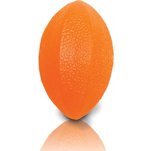 Rehabilitation Advantage Football Shaped Hand Exerciser, Firm, Orange