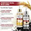 Peel Shot Duo White & Black Rice Exfoliant - Gentle Rice Exfoliator for face and Body, Rice Peel for All Skin Types Skin Care (2PCS, 100ml Each)