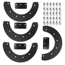 302565MA 327072MA Snow Thrower Paddle & Hardware  by Huthbrother, Compatible with Craftsman Murray 57121MA 1687312SM, for Craftsman Machines 20" 21" or 22" Snowblower