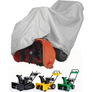Snow Blower Cover Waterproof Outdoor 600D Heavy Duty Snow Blower Covers for Snowblower Protection, Fit for EGO, Honda, Ryobi, Cub Cadet, Ariens, Troy Bilt, Snow Joe, Toro and PowerSmart (Gray)