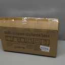 Upgrade Fridge Stand Mobile Base with 8 Locking Wheels and 4 Strong Feet 27.5-35.4 Adjustable Furniture Dolly for Washer Dryer Washing Machine Stand Pedestal, Refrigerator Stand (Black)