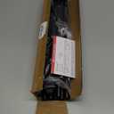 Curtain Rods for Windows 36-124 inch, 5/8 inch Matte Black Curtain Rod with Brackets Adjustable by Splicing for Bedroom Kitchen Living Room