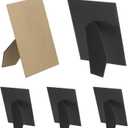 PATIKIL 5 Pack Easel Back for Picture Frame, 4 x 6 Inch Replacement Picture Frame Easel Back DIY Photo Board for Photo Frames Tiles, Black