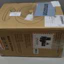 Heater and Fan Combo for Indoor Use, 2-in-1 1500W Portable Desk Heating & Cooling Fan, Oscillating with Adjustable Thermostat, 2 Heat & Fan Modes, Tip-Over Protection, Quiet Space Heater (White)