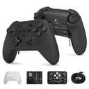 GuliKit KK3 MAX Controller (No Drift) for Switch/PC/Android/MacOS/IOS with 4 Back Buttons, Hall Joysticks and Triggers, Maglev/Rotor/HD Vibration,1000Hz Polling Rate, RGB lights (Black)