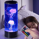 Creative Jellyfish Lamp Aquarium Circular Lava Lamp