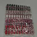 720 Pieces 30 Sets Medium Square False Nails Artificial Fake Nails Ballerina Coffin Press on Nails Solid Color Glossy Fake Nails Full Cover False Nails Tips for Women Girls DIY (Bright Colors)