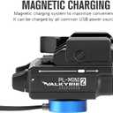OLIGHT PL-Mini 2 Valkyrie Compact Weaponlight, 600 Lumens Tactical Flashlight with Magnetic USB Rechargeable Built-in Battery and Adjustable Rail Mount, Fits GL and Pic Rails