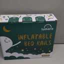 LUMARA Inflatable Bed Rail for Toddlers 2 Pack  Portable Travel Bed Bumpers for Kids Fits Twin Full Queen King Size Beds  NonSlip Safety Guard Rails