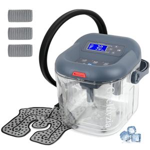 Gaeluvzia Cold Therapy Machine Ice Pack for Knee after Surgery Crotherapy for Shoulder, Knee, Ankle, Back Pain Wearable Adjustable Wrap Pad