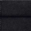 GLAMBURG 100% Cotton 2 Pack Oversized Bath Towel Set 28x55 Inches, Ultra Soft Highly Absorbant Compact Quickdry & Lightweight Large Bath Towels, Ideal for Gym Travel Camp Pool - Black