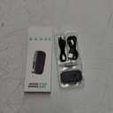 COMSOON Bluetooth Receiver for Car, Noise Cancelling 3.5mm AUX Bluetooth Car Adapter, Wireless Audio Receiver for Home Stereo/Wired Headphones, Hands-Free Call, 16H Battery Life - Black+ Silver