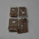 Premium Quality100% Biodegradable Spoons Made of Vegetable Fibers, 100 PCS of 6.7 Long Heavy-Duty and Splinter Free Eco-Friendly Spoons, Perfect Sustainable Cutlery for All Types of Occasions (Brown)