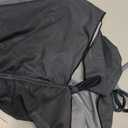 ZAFUL Women's Beach Cover Up Skirt Mesh Sheer Ruched Drawstring Short Swim Skirt Cover Ups for Swimwear (1-black, M)