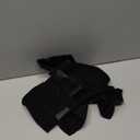 Shyyween 2 Pcs Welding Helmet Accessories Black Split Cowhide Wrap Around Helmet Bib Cover Leather Welding Hood Accessories Neck Protector for Most Helmets