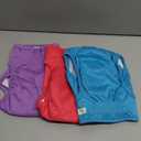 wegreeco Washable Reusable Premium Female Dog Diapers, Medium Large Small Dog Doggie Puppy & Doggy Diapers Female,Period Panties in Heat (Pack of 3, Medium) (Medium (12"-15" Waist), Bright Color)