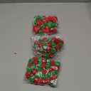 Tatuo 3 Pieces Christmas Wool Felt Ball Garland Colorful Pom Pom Garland 8.2 Feet Red and Green Felt Ball Heart Pompom Banner for Wall Home Office Christmas Tree Decorations