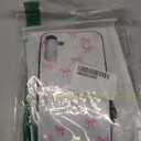 Cute Bow Phone Case for Samsung Galaxy S21/S30 6.2", Pink Ribbon Bowknot Pattern Flower Design Girly Cases for Girls Women,Soft TPUSilm Shockproof Protective Phone Cover for Samsung S21 S30