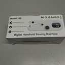 Sewing Machine with LED Display, Handheld Sewing Machine for Beginners, 3 Speed Adjustment Electric Mini Sewing Machine, Easy to Use and Fast Stitch Suitable for Clothes,Fabrics, DIY Home Travel