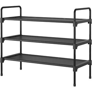 3 Tier Long Shoe Rack Organizer for Closet Front Door Entryway Garage,Free Standing and Freely Combinable Shoe Storage, Long Shoe Shelf Storage for Boot Stackable Shoe,Space Saving Shelves