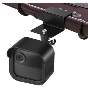 delilyn Gutter Mount for All-New Blink Outdoor 4 (4th Gen)&(3rd Gen), Weatherproof Protective Housing + 360Swivel Adjustment Rust-Proof Bracket with Aluminum Alloy for Blink Outdoor Camera, No Drill