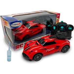 Nature Bound Remote Control Car, Smoke Screen Racer, 2.4 GHz RC Vehicle with Spraying Mist & Light for Kids, Sport Racing Hobby Toy for Boys & Girls