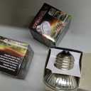 3 Set Reptile Heat Lamp UVA/UVB Turtle Heat Lamp Holder Fixture Clamp Basking Spot Adjustable 50w Full Spectrum Sun Sunbathe Bulb for Turtle Lizard Bearded Dragon Snake Aquarium Amphibian(Black)