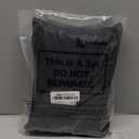 2-3 Inch Mattress Topper Cover (Only Cover) Memory Foam Protector Microfiber Memory Foam for Latex Mattress Topper Gel RV(Twin 75 x 38 Inch,Black)