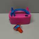 Growsun Electric Balloon Pump Air Inflator Portable Automatic Dual Nozzle Balloon Blower 110V 600W for Birthday Baby Shower Balloons Party Decorations (Rose Red)